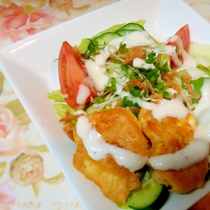 チキンピカタとブロッコリースプラウトのおかずサラダ レシピ 作り方 By Ponta634 楽天レシピ